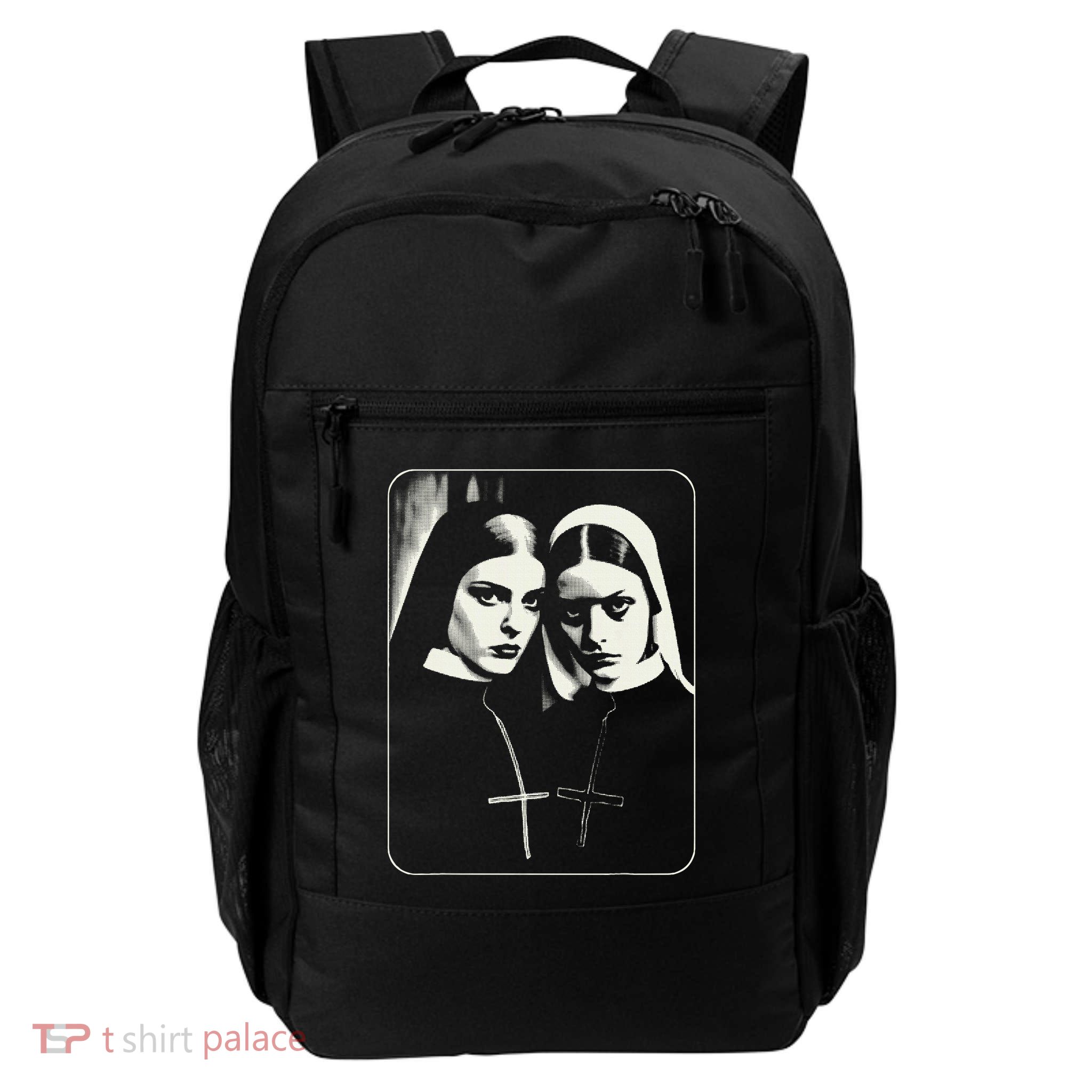 Occult Dark Art Unholy Nun Gothic Daily Commute Backpack
