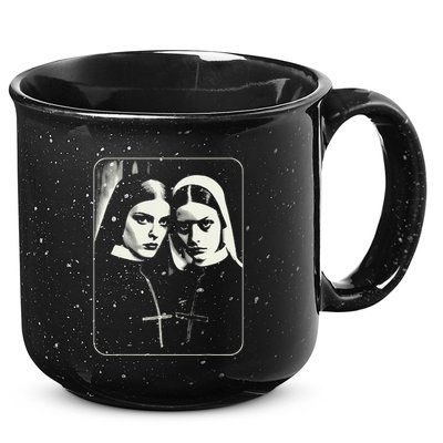 Occult Dark Art Unholy Nun Gothic 15oz Campfire Ceramic Mug