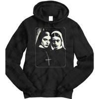 Occult Dark Art Unholy Nun Gothic Tie Dye Hoodie