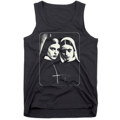 Occult Dark Art Unholy Nun Gothic Tank Top