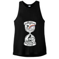 One Day At A Time Aa Na Recovery Sober Alcoholics Anonymous Meaningful Gift Ladies PosiCharge Tri-Blend Wicking Tank