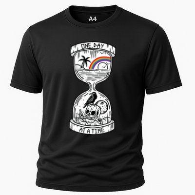 One Day At A Time Aa Na Recovery Sober Alcoholics Anonymous Meaningful Gift Performance Shirt