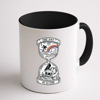 One Day At A Time Aa Na Recovery Sober Alcoholics Anonymous Meaningful Gift Mug