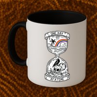 One Day At A Time Aa Na Recovery Sober Alcoholics Anonymous Meaningful Gift Mug