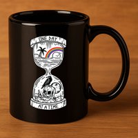 One Day At A Time Aa Na Recovery Sober Alcoholics Anonymous Meaningful Gift 11oz C Handle Ceramic Mug