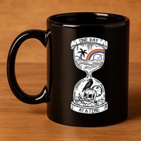 One Day At A Time Aa Na Recovery Sober Alcoholics Anonymous Meaningful Gift 11oz C Handle Ceramic Mug