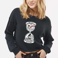 One Day At A Time Aa Na Recovery Sober Alcoholics Anonymous Meaningful Gift Cropped Pullover Crew