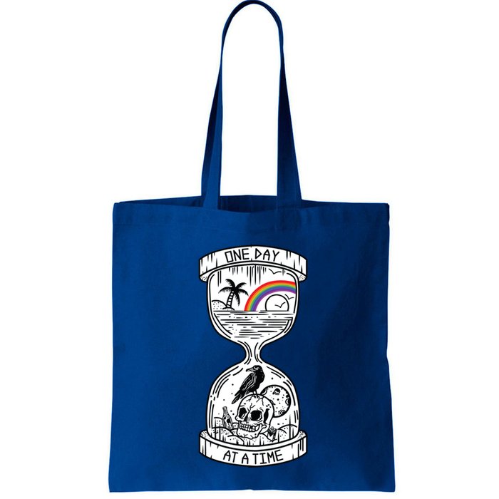 One Day At A Time Aa Na Recovery Sober Alcoholics Anonymous Meaningful Gift Bag