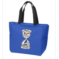 One Day At A Time Aa Na Recovery Sober Alcoholics Anonymous Meaningful Gift Zip Tote Bag