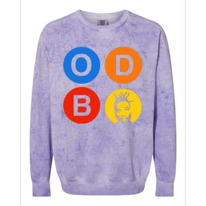 Ol Dirty Bastard Letters & Circles Colorblast Crewneck Sweatshirt