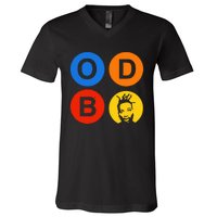 Ol Dirty Bastard Letters & Circles V-Neck T-Shirt