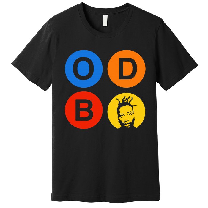 Ol Dirty Bastard Letters & Circles Premium T-Shirt