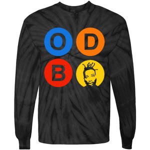 Ol Dirty Bastard Letters & Circles Tie-Dye Long Sleeve Shirt