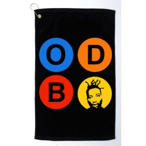 Ol Dirty Bastard Letters & Circles Platinum Collection Golf Towel