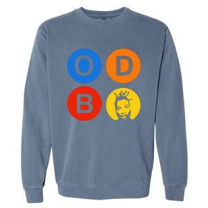 Ol Dirty Bastard Letters & Circles Garment-Dyed Sweatshirt