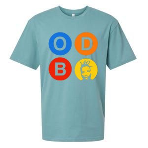 Ol Dirty Bastard Letters & Circles Sueded Cloud Jersey T-Shirt