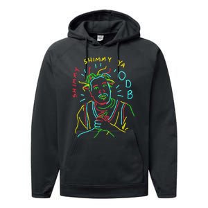 Ol Dirty Bastard Shimmy Shimmy Ya Doodle Performance Fleece Hoodie