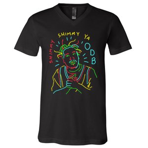 Ol Dirty Bastard Shimmy Shimmy Ya Doodle V-Neck T-Shirt