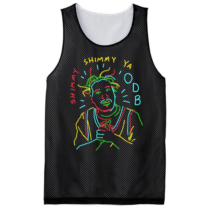 Ol Dirty Bastard Shimmy Shimmy Ya Doodle Mesh Reversible Basketball Jersey Tank