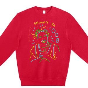 Ol Dirty Bastard Shimmy Shimmy Ya Doodle Premium Crewneck Sweatshirt