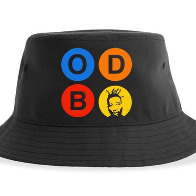 Ol Dirty Bastard Letters & Circles Sustainable Bucket Hat