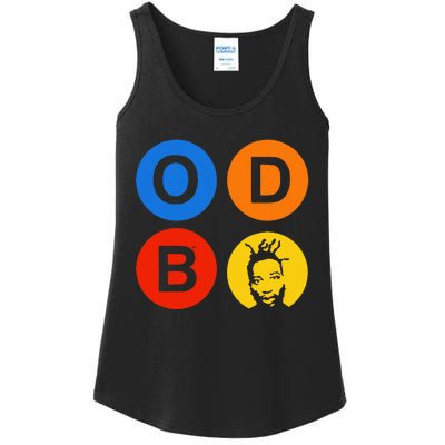 Ol Dirty Bastard Letters & Circles Ladies Essential Tank