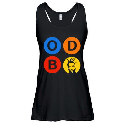 Ol Dirty Bastard Letters & Circles Ladies Essential Flowy Tank