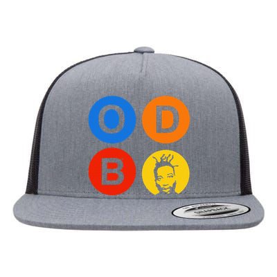 Ol Dirty Bastard Letters & Circles Flat Bill Trucker Hat