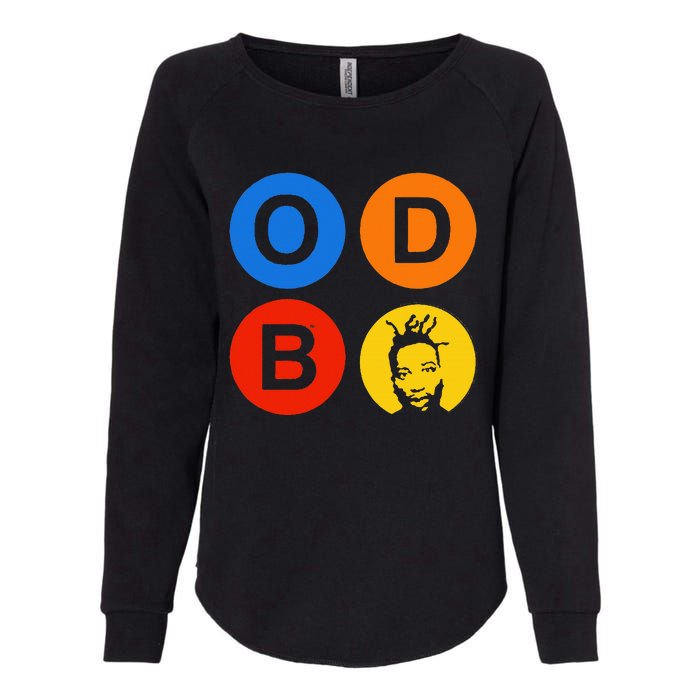 Ol Dirty Bastard Letters & Circles Womens California Wash Sweatshirt