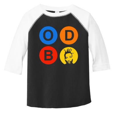 Ol Dirty Bastard Letters & Circles Toddler Fine Jersey T-Shirt