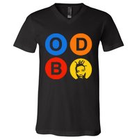 Ol Dirty Bastard Letters & Circles V-Neck T-Shirt