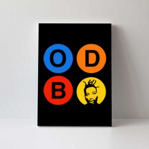 Ol Dirty Bastard Letters & Circles Canvas