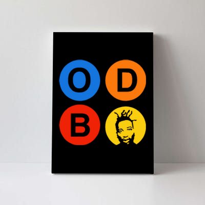 Ol Dirty Bastard Letters & Circles Canvas