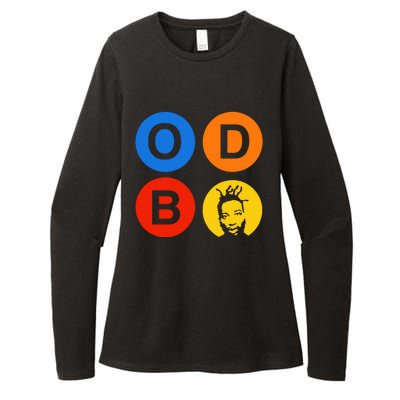 Ol Dirty Bastard Letters & Circles Womens CVC Long Sleeve Shirt