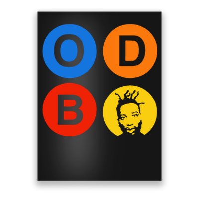 Ol Dirty Bastard Letters & Circles Poster