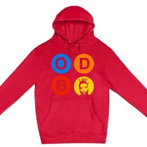 Ol Dirty Bastard Letters & Circles Premium Pullover Hoodie