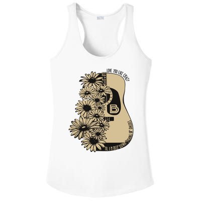 On Davis Bd Love You Like Crazy Til Im Deep Down Pushing Up Daisies Ladies PosiCharge Competitor Racerback Tank