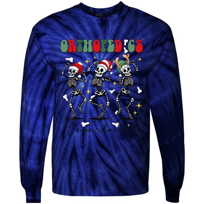 Orthopedics Department Christmas Ortho Group Team Nurse Tie-Dye Long Sleeve Shirt