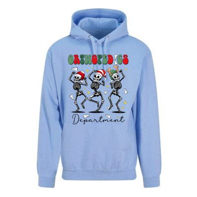 Orthopedics Department Christmas Ortho Group Team Nurse Unisex Surf Hoodie