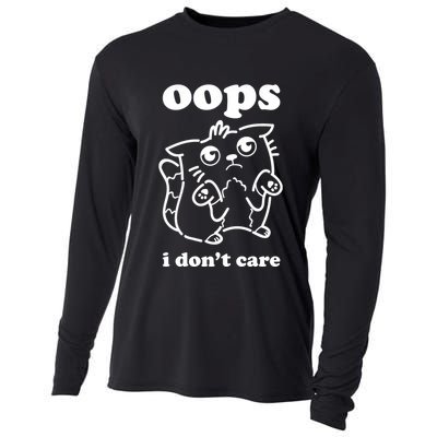 Oops I DonT Care Cooling Performance Long Sleeve Crew