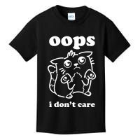 Oops I DonT Care Kids T-Shirt