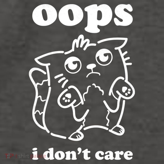 Oops I DonT Care Vector Backpack