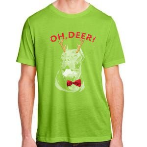 Oh Deer Cane Corso Xmas Red Bowtie Gift Adult ChromaSoft Performance T-Shirt