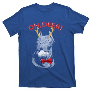 Oh Deer Cane Corso Xmas Red Bowtie Gift T-Shirt