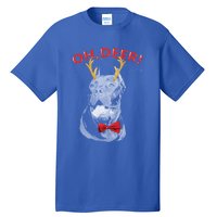 Oh Deer Cane Corso Xmas Red Bowtie Gift Tall T-Shirt