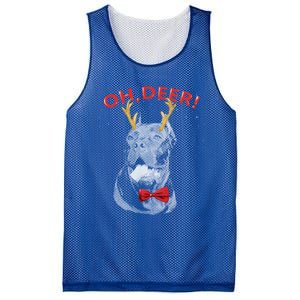 Oh Deer Cane Corso Xmas Red Bowtie Gift Mesh Reversible Basketball Jersey Tank