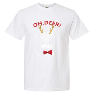 Oh Deer Cane Corso Xmas Red Bowtie Gift Garment-Dyed Heavyweight T-Shirt