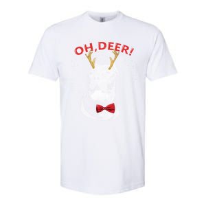 Oh Deer Cane Corso Xmas Red Bowtie Gift Softstyle CVC T-Shirt