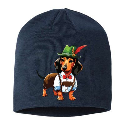 Oktoberfest Dachshund Cute Sausage Dog German Sustainable Beanie