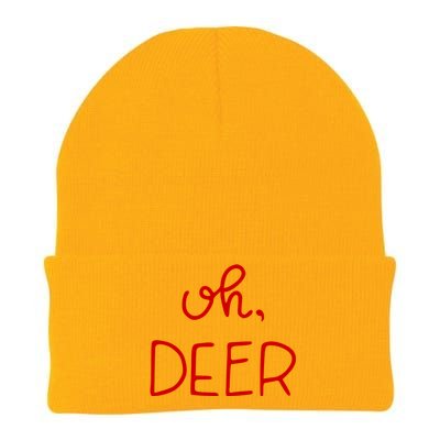 Oh Deer Christmas Cute Christmas Knit Cap Winter Beanie